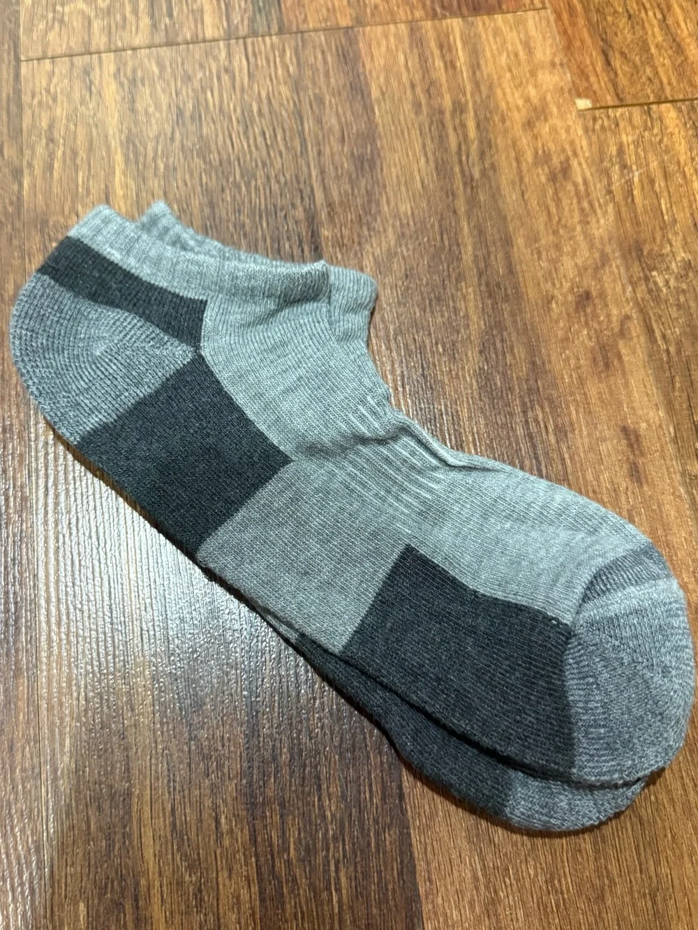 Men's Low-Cut Athletic Socks Gray (12 Pack) Shoe Size 6-11